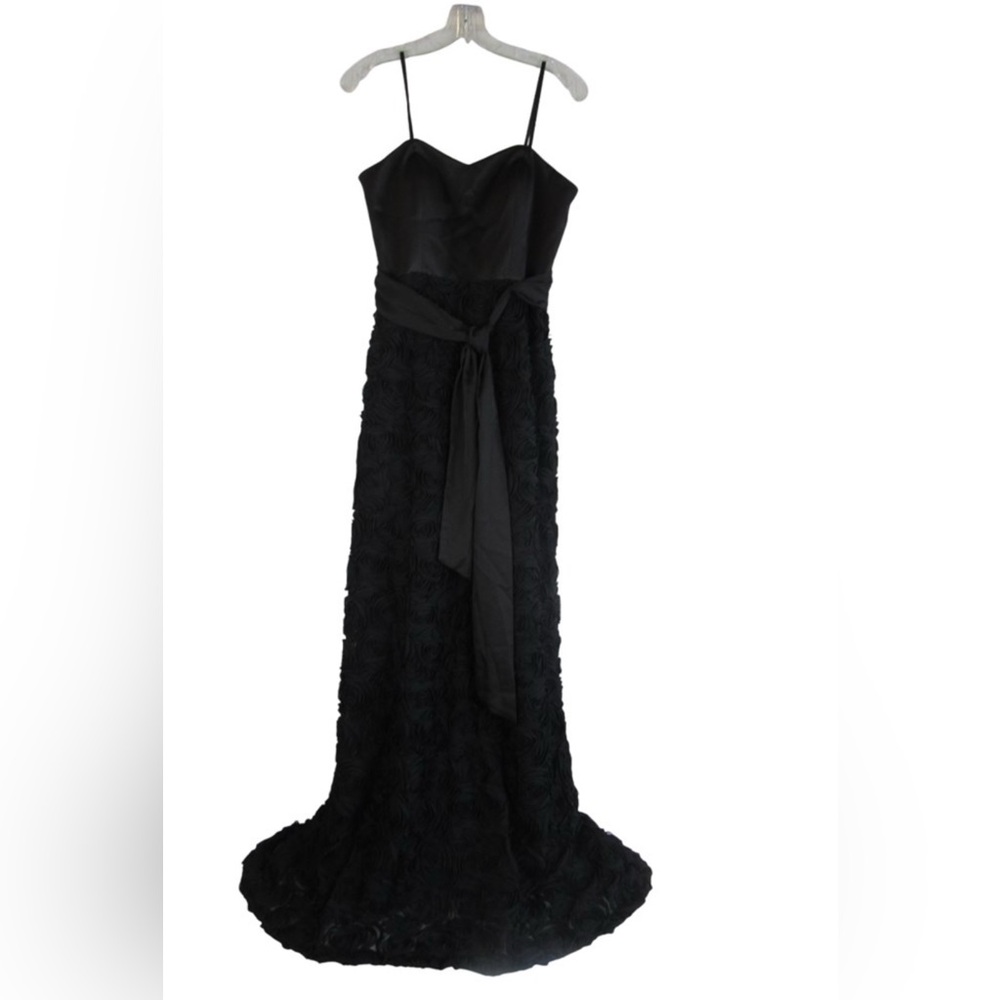Elegant Black Evening Gown Maxandcleo Black Stunning Wedding Dress, Size: 8